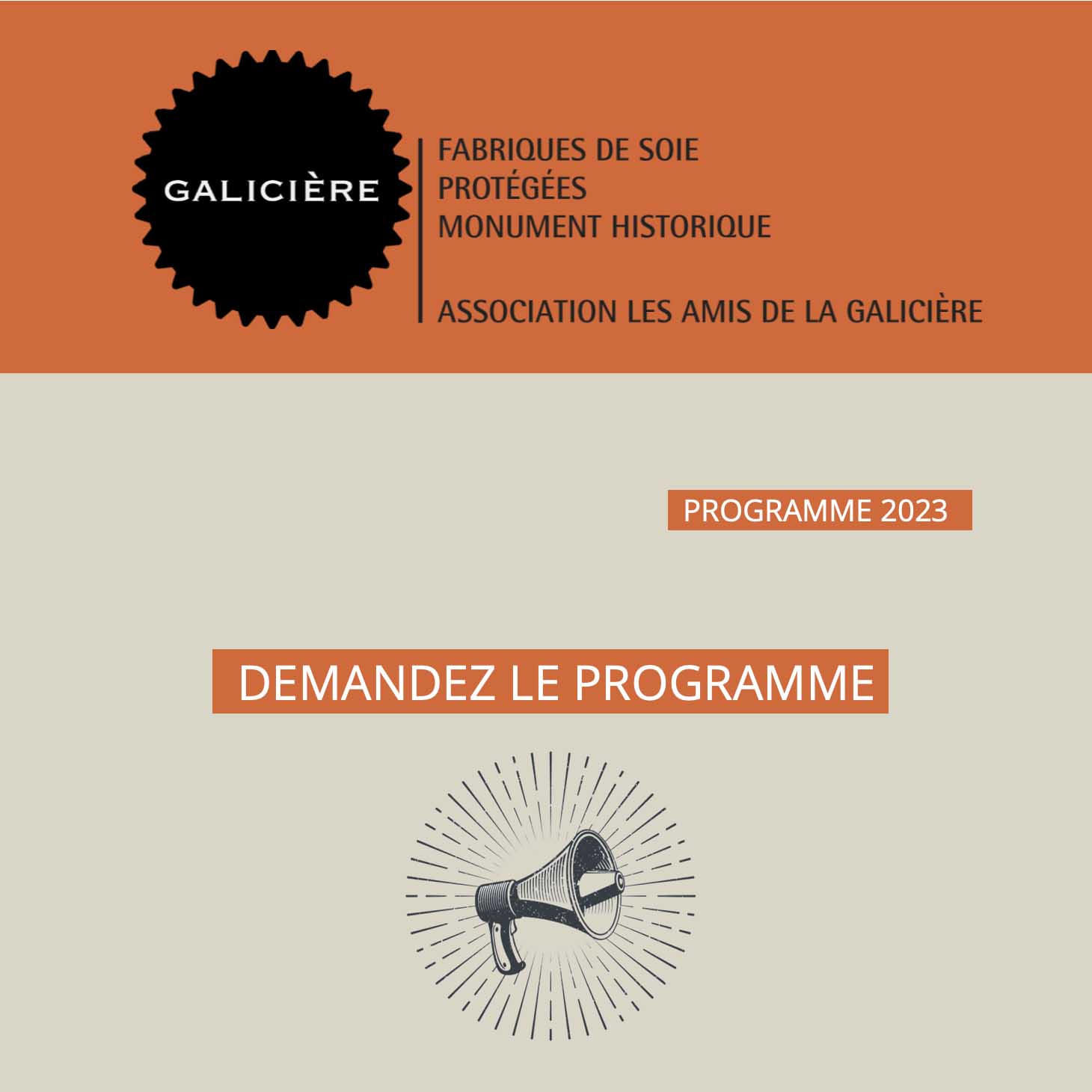 Demandez le programme